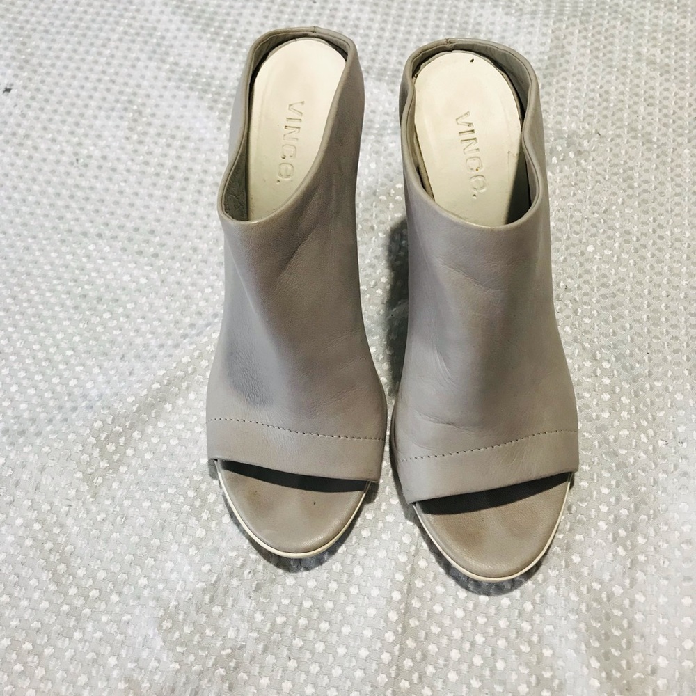 Vince
Allison Peep-Toe Mule Slide, Steel - Picture 7 of 14